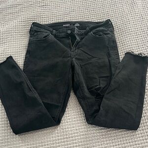 Old Navy Black Skinny Distressed Jeans